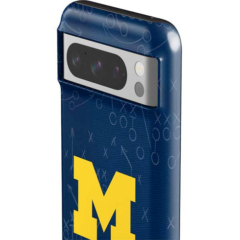 University of Michigan Jersey Split Google Pixel 8 Pro Impact Case